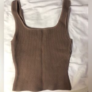Aritzia Babaton Squareneck Sculpt Knit Tank